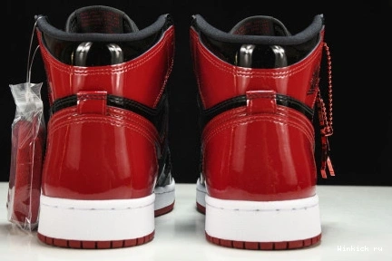 “BRED AIR HIGH PATENT” OG JORDAN 1 0802